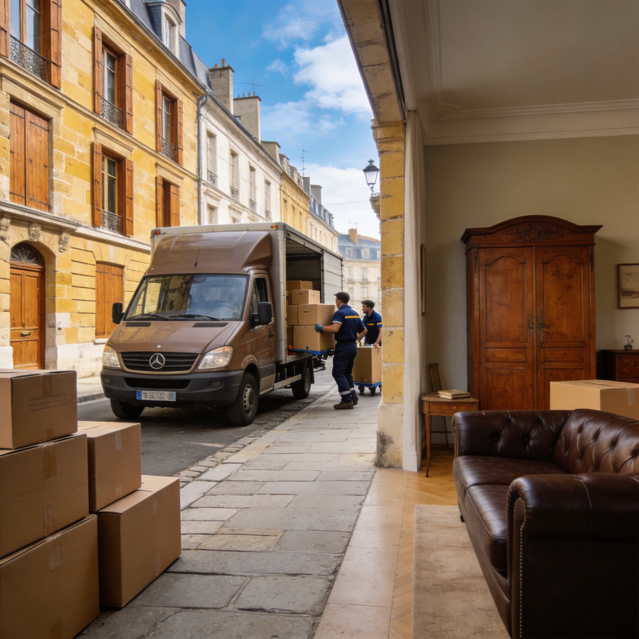 Succession à Bordeaux : vider un logement sans multiplier les allers-retours